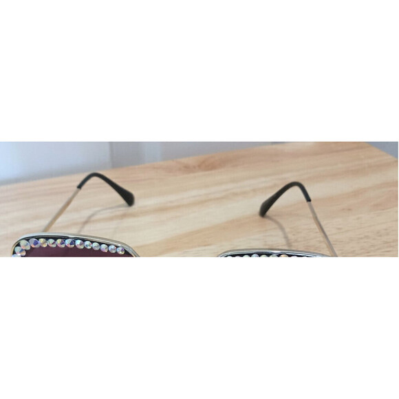 Decorative Framed Sunglasses In Black - Picture 4 of 4